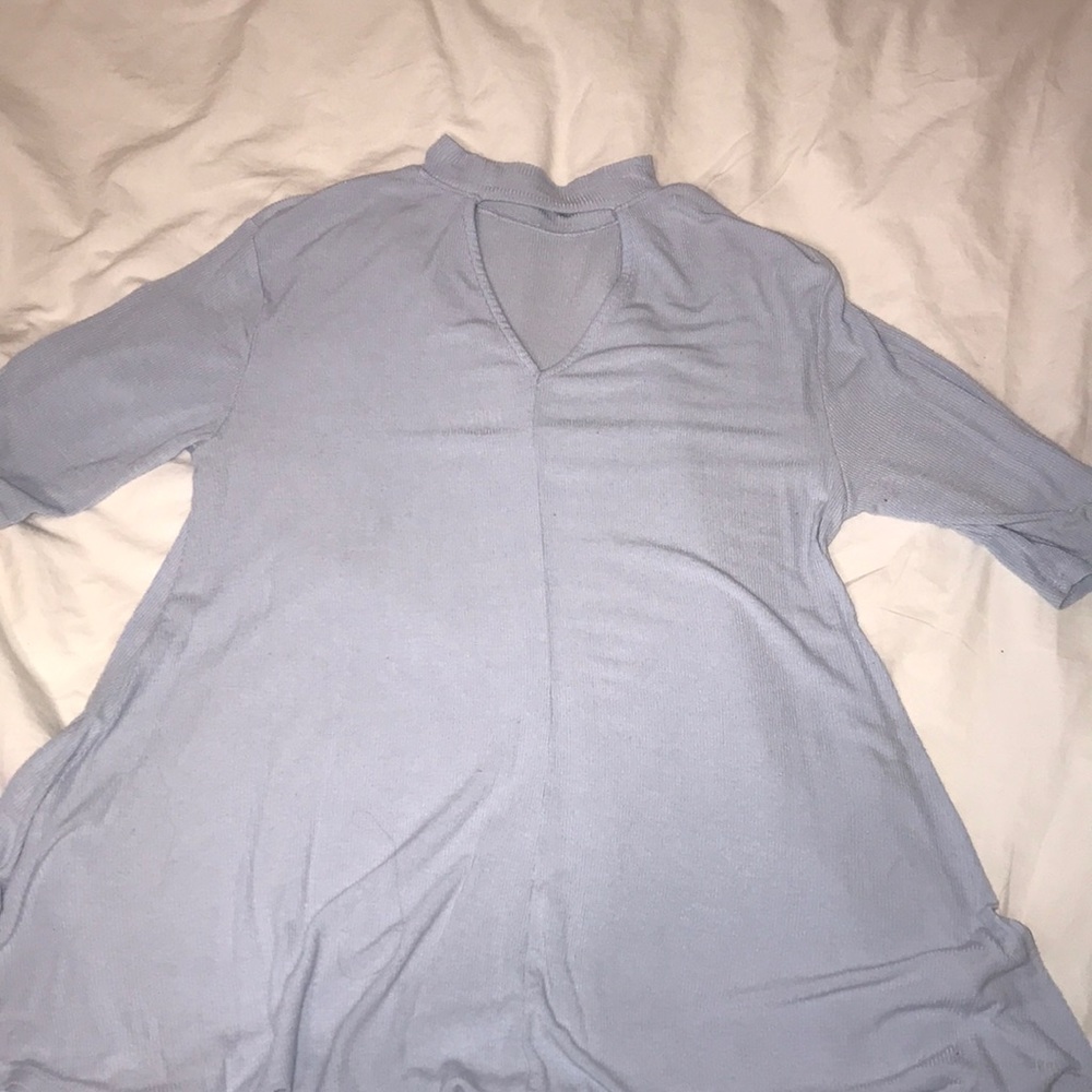Baby Blue Tunic Tee